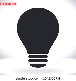 lightbulb icon 10 EPS