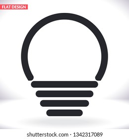 lightbulb icon 10 EPS