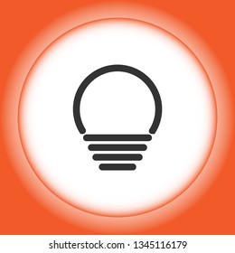 lightbulb icon 10 EPS