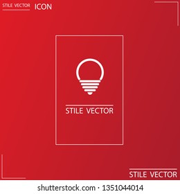 lightbulb icon 10 EPS