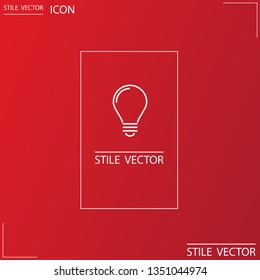 lightbulb icon 10 EPS