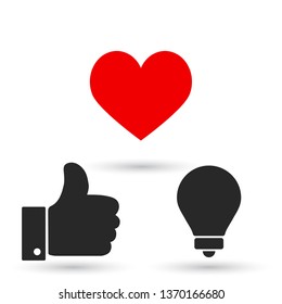 lightbulb icon 10 EPS