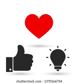 lightbulb icon 10 EPS