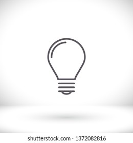 lightbulb icon 10 EPS