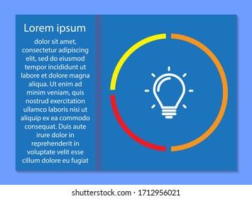 lightbulb icon 10 EPS. 