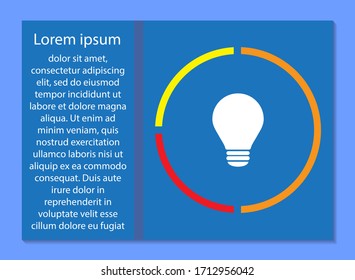 lightbulb icon 10 EPS. 