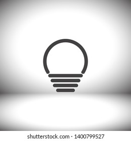 lightbulb icon 10 EPS. lorem ipsum Flat Design JPG