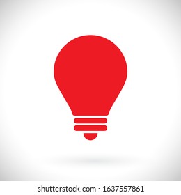 lightbulb icon 10 EPS. lorem ipsum Flat Design JPG