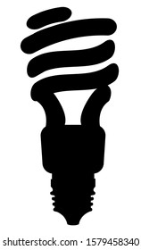 Light-bulb icon in black color, garbage sorting, electric disposal. Illumination logotype, west equipment, utilize lamp, waste element, electrical vector
