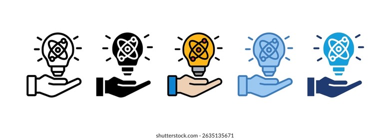 Lightbulb Icon Element For Design