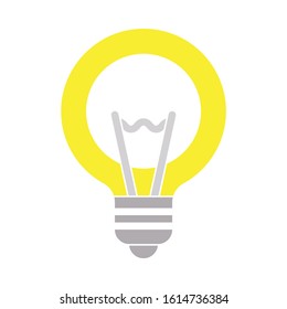 light-bulb icon. flat illustration of light-bulb vector icon. light-bulb sign symbol