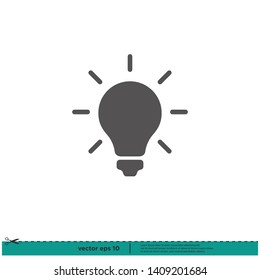 Lightbulb Icon idea symbol Logo Template