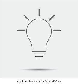 Lightbulb Icon illustration isolated vector sign symbol