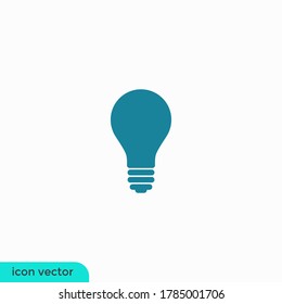 plantilla de logotipo de ilustración de icono de bombilla de luz