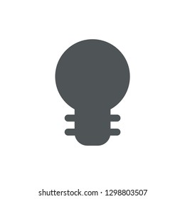 Lightbulb icon isolated on white background. Idea symbol modern, simple, vector, icon for website design, mobile app, ui. Vector Illustration