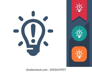 Lightbulb Icon. Light Bulb, Electricity. Professional, pixel perfect vector icon.