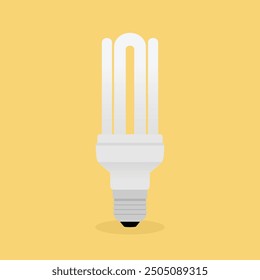 Lightbulb icon on light background. Idea symbol. Electric lamp, light, innovation, solution, creative