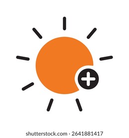 Lightbulb icon on light background. Idea symbol. Electric lamp, light, innovation, solution, creative thinking, electricity.