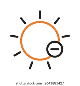 Lightbulb icon on light background. Idea symbol. Electric lamp, light, innovation, solution, creative thinking, electricity.