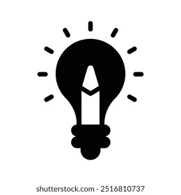 A lightbulb icon representing a bright idea or inspiration