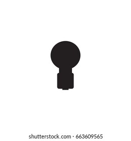lightbulb icon. sign design