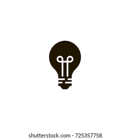 lightbulb icon. sign design