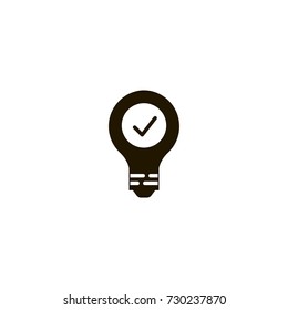 lightbulb icon. sign design