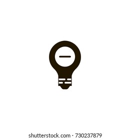 lightbulb icon. sign design