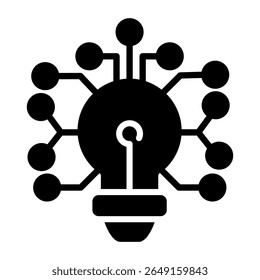 Lightbulb Icon Single Vector Collection