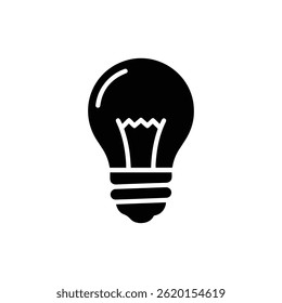 Lightbulb Icon Symbolizing Ideas or Tips Section