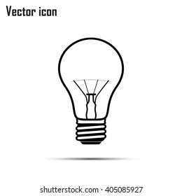 lightbulb icon vector