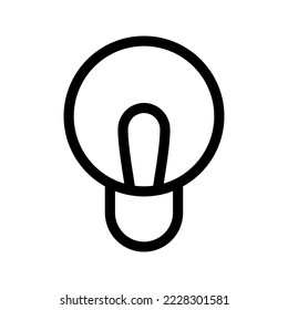 Lightbulb Icon Vector Symbol Design Illustration