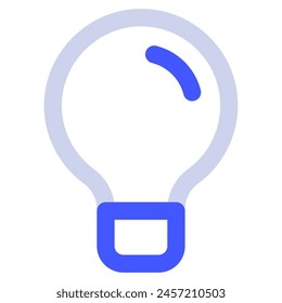 Lightbulb icon for web, app, infographic, etc