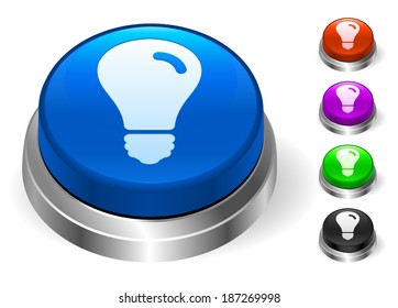 Lightbulb Icons on Round Button Collection