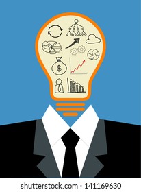 lightbulb idea concept