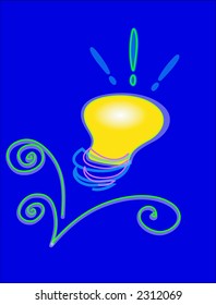 lightbulb idea concept