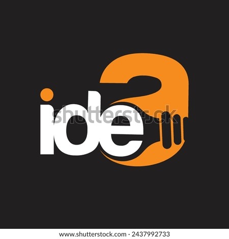 Lightbulb ideas concept logo, Vector illustration, Creative idea, mind, nonstandard thinking logo. Isolated on a black background