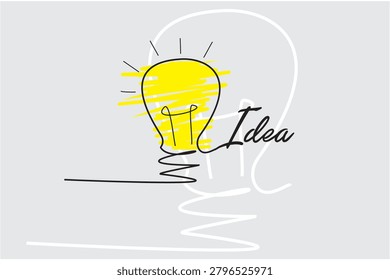 A lightbulb illustration and