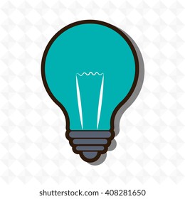 lightbulb isolated design 