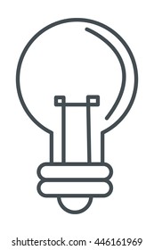 lightbulb line icon