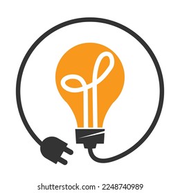 Lightbulb Logo Design template Icon Illustration Brand Identity