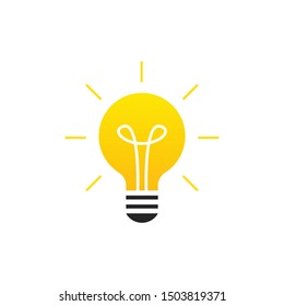 lightbulb logo design template,  light bulb logo design