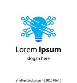Lightbulb logo images illustration design