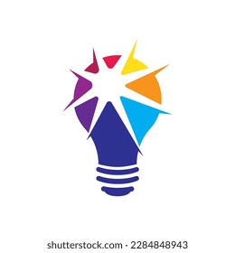 Lightbulb logo images illustration design