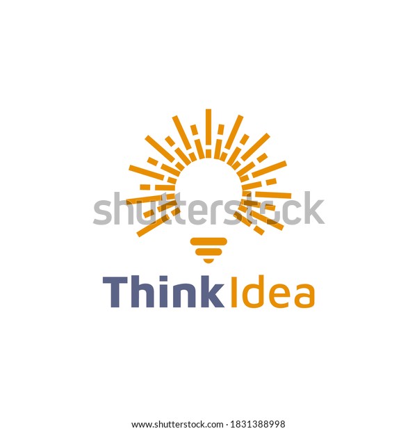 Lightbulb logo\
template. Lightbulb icon. Abstract lightbulb logo. Business logo\
template. Vector\
illustration