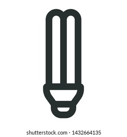 lightbulb - minimal line web icon. simple vector illustration. concept for infographic, website or app.