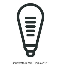 lightbulb - minimal line web icon. simple vector illustration. concept for infographic, website or app.
