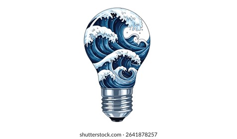 The Lightbulb Ocean An Idea Born From The Depths Of Creative Thinking
