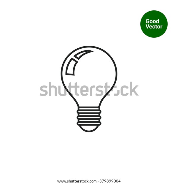 Lightbulb Outline Stock Vector Royalty Free Shutterstock