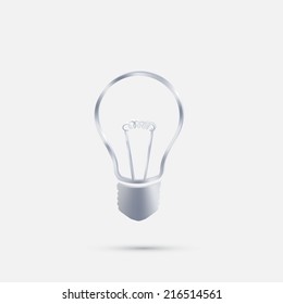 Lightbulb Sign Stock Vector (Royalty Free) 216514561 | Shutterstock